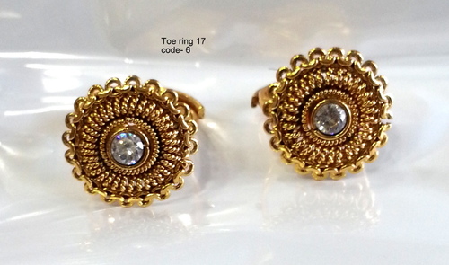 Toe Ring - Copper Alloy, Elegant Design with Impeccable Finish for Weddings and Celebrations