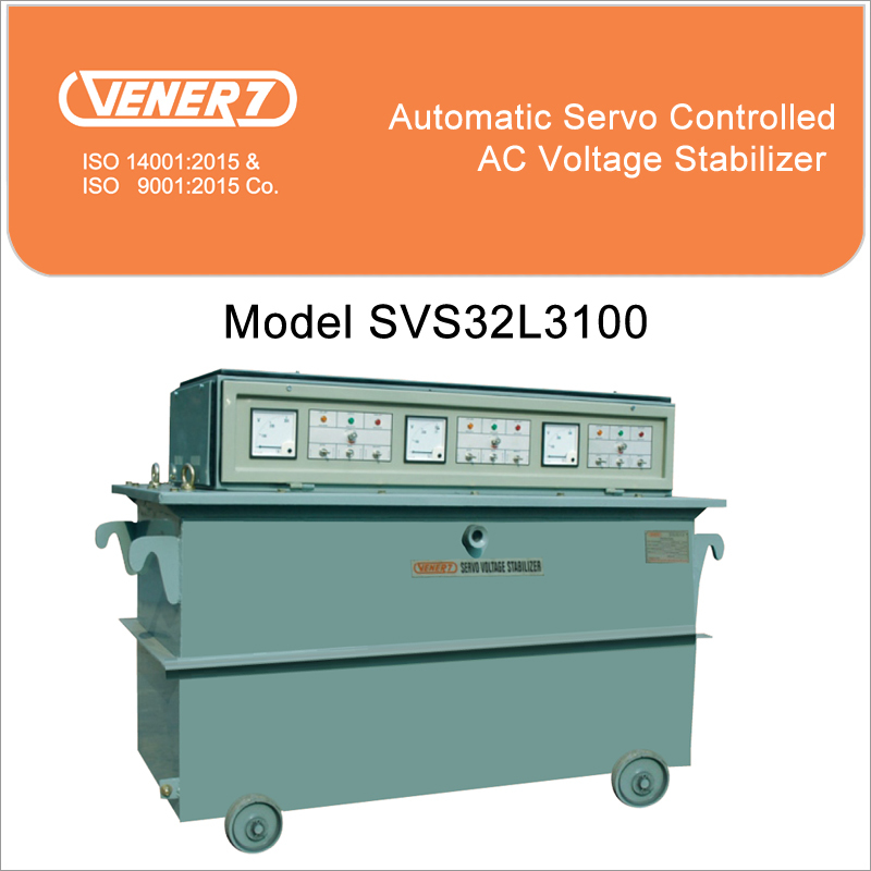 100kVA Power Automatic Servo Controlled Oil Cooled Voltage Stabilizer