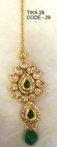 Antique Maang Tikka - Copper Alloy, Exquisite Design with Appealing Patterns and Quality Assurance