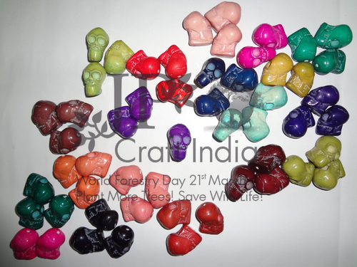 Resin Skull Beads Gender: Children