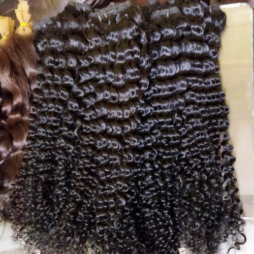 Unprocessed Virgin Deep Wave Hair - 100 grams, 762 mm Length, Natural Color | Remy Indian Hair for Women