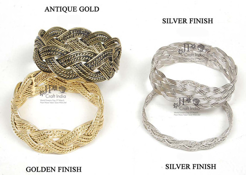 Brass Wire Bangle Diameter: 66 Millimeter (Mm)