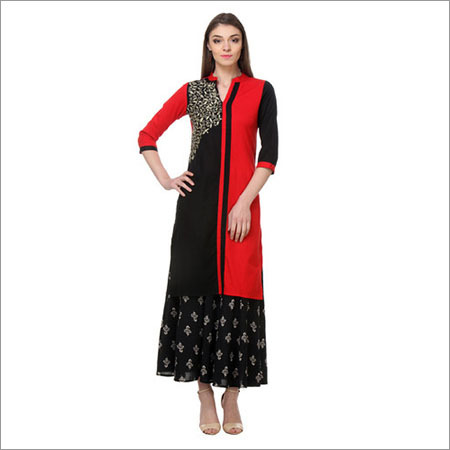 Beautiful Party Wear Kurtis Decoration Material: Cloths