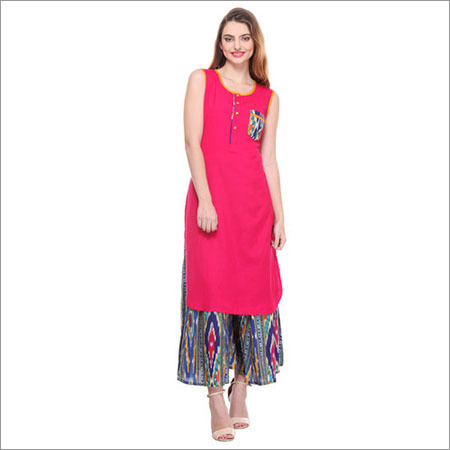 Pink Tunic Style Kurti