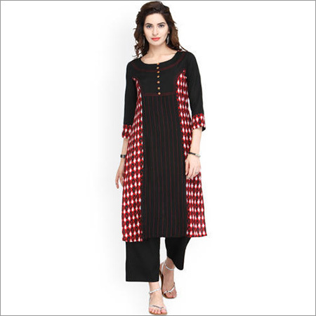 Rayon Long Kurtis