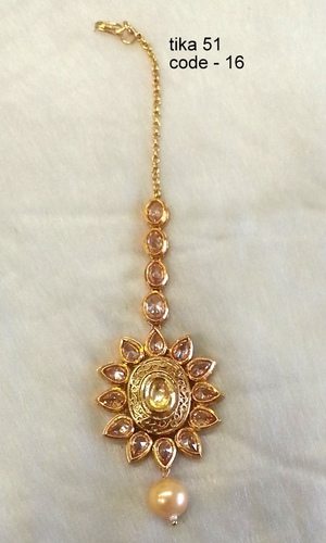 Copper Alloy Maang Tikka