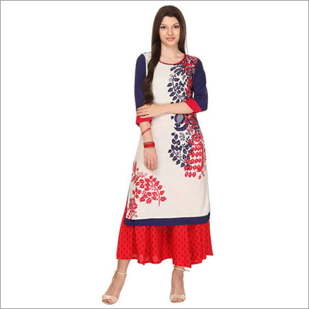 Flex Printed Kurtis