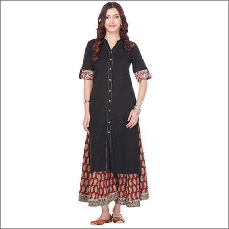 Plain Jute Kurtis