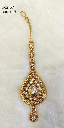 Copper Alloy Maang Tikka