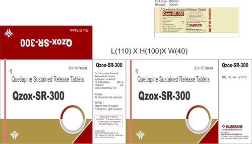 Quetiapine Fumarate SR 300