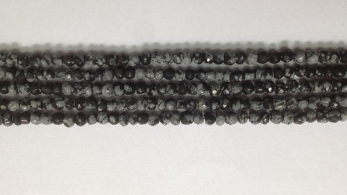 Stone Black Obsidian Faceted