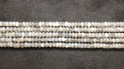 Stone Grey Moonstone Faceted