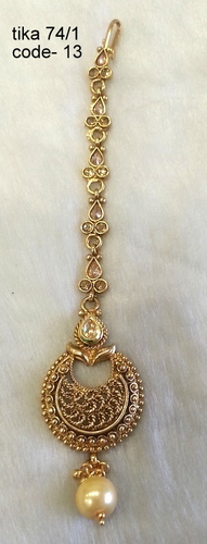 Copper Alloy Maang Tikka