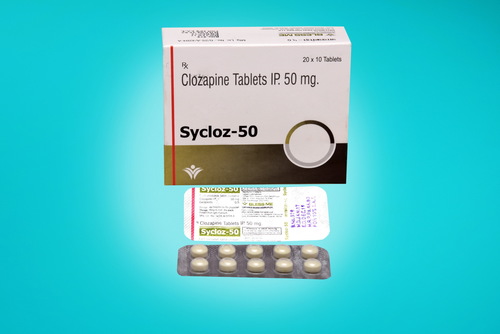 Clozapine - 50mg Tablets | Antipsychotic Medication for Severe Schizophrenia and Suicidal Behavior Reduction