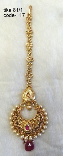 Copper Alloy Maang Tikka