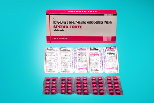 Risperidone 4, Trihexyphenidyl 2 Tablets