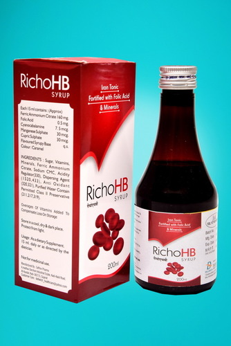 Iron Tonic Fortified With Folic Acid Minerals Liquid