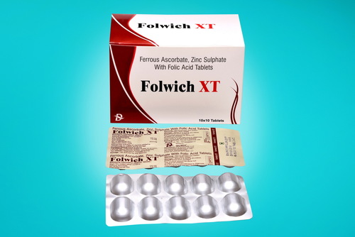 Ferrous Ascourbet Zinc Folic Acid 5 Tablets