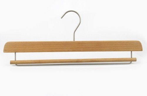 Wooden Towel Blanket Hanger with locking bar