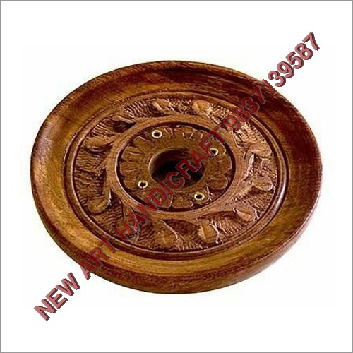 Wooden Round Shape Agarbatti Stand