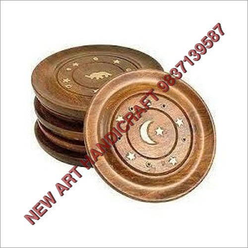 Wooden Round Shape Incense Stick Stand