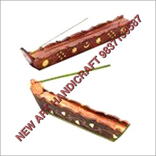 Hand Carved Mango Wood Incense Burner