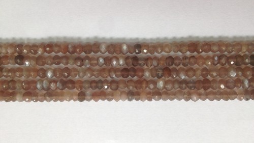 Stone Peach Moonstone Faceted