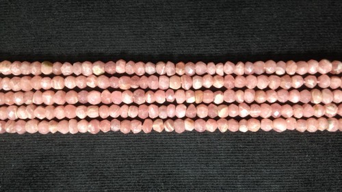 Stone Rhodochrosite Faceted Beads