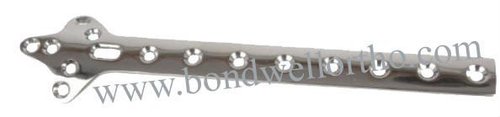 White & Black Orthopaedic Implants Cloverleaf Plates