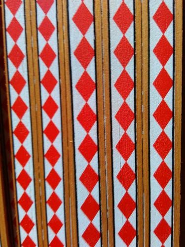 Wood Moulding - Wood Material 0.75-3 Inches Size Red Color - Painted Finish for Elegant Interior Design