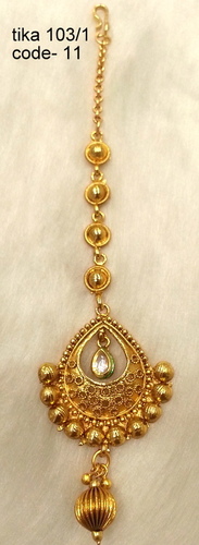 Copper Alloy Maang Tikka