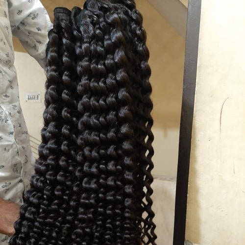 Virgin Indian Bulk Curly Hair Natural Color Human Hair