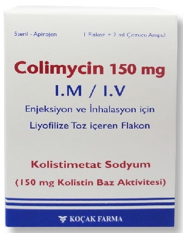 COLIMYCIN 150 MG -1- VIAL -GENERIC COLIMYCINE-
