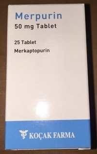 MERPURIN 50 MG 25 TABLETS -GENERIC PURINETHOL-