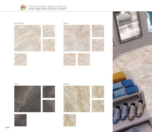 Ceramic Polish Finish Marble Floor Tiles