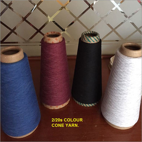 2-20s Colour Cone Yarn