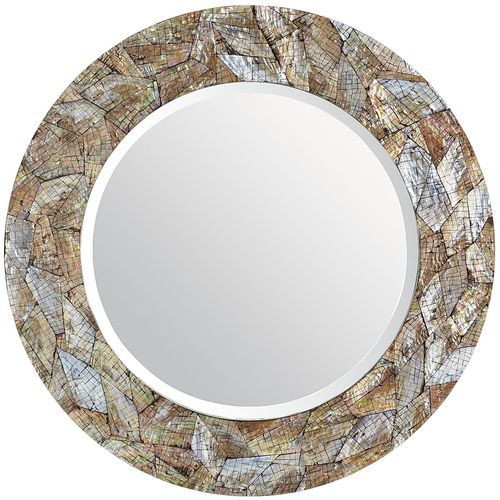 Round Shape MOP Mirror