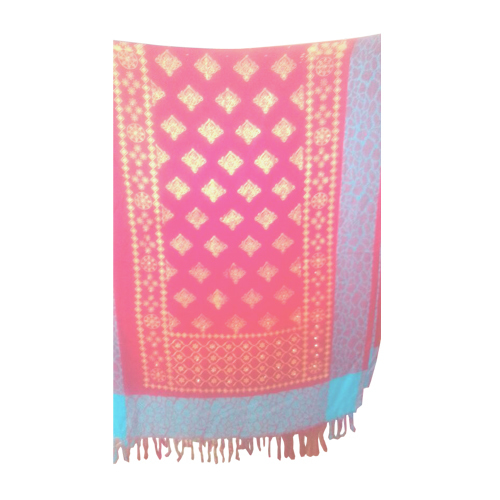 100 Percent Hand Made Viscose Stole