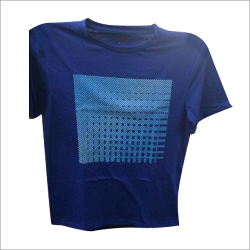 Mens Round Neck Printed T-Shirt