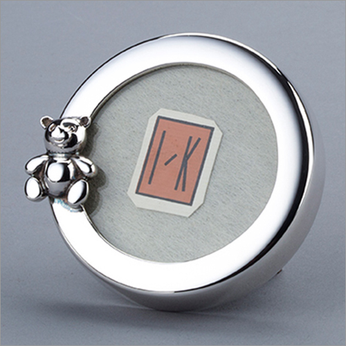 Round Silver Photo Frame