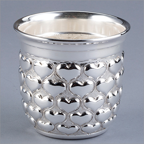 Heart Design Drinking Glass