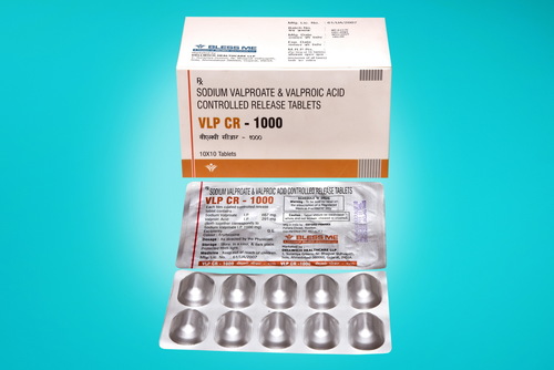 Sodi. Valproate 667 - Valproic Acid 291 Tablets | Drug Mixture for Epilepsy, Bipolar Disorder, and Migraine Prevention