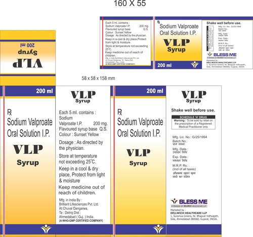 Sodium Valproate Syrup - Liquid Formulation | Drug Solution for Effective Seizure Management and Mental Health Support