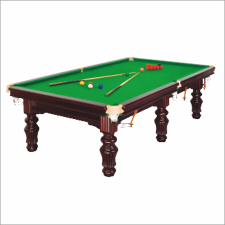 Pool Table - Hardwood, 8ft x 4ft, Brown | Classic Design, Durable Wood, High Quality, Smooth Finish, Indoor Recreational Use, 1 Year Warranty