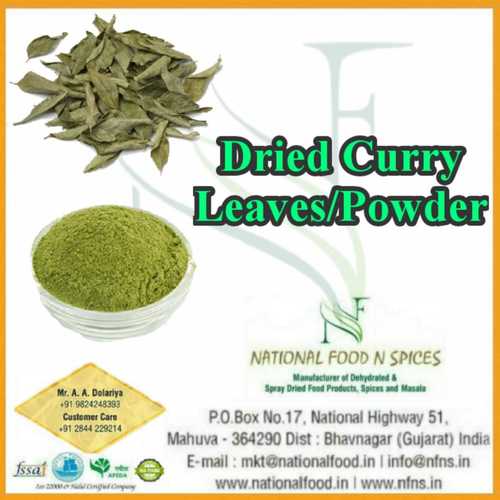 Dehydrated Curry Leaves Powder Shelf Life: 6 Months