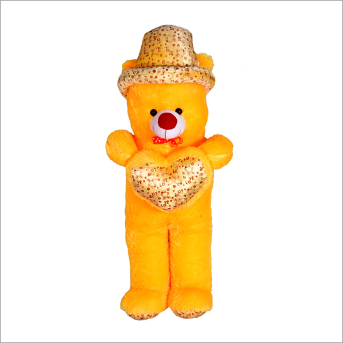 Yellow Cap Long Teddy Bear
