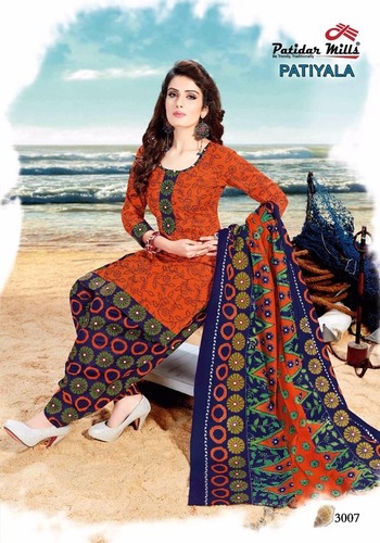 COTTON PRINTED DRESS MATERIALS PATIDAR MILLS PATIYALA VOL-3