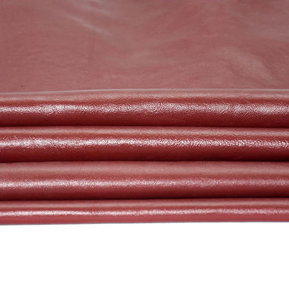 Cherry Red Sheep Raw Leather