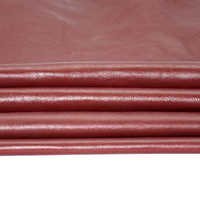Cherry Red Sheep Raw Leather