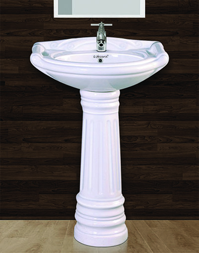 Rajwadi Pedestal Wash Basin
